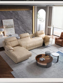 Tech Smart Electric Reclining Sofa Set Functional Genuine Leather Sofa Cama L Shape Sectional Couch Theater Seats Convertible