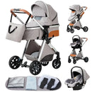 3-in-1 baby pram Travel system Lightweight pram from birth All-terrain baby pram Compact folding pram Summer