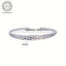 925 sterling silver Bracelets for Women and Men Hand Crafted Hammered Cuff Bangle Bracelet Rock Punk Gift Fine Jewelry USA Stock