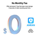 ANRAN 5MP Wired Security Camera 2.4G&5G Wifi Camera 24/7 Record Home Security Protection IP66,Compatible Alexa,Auto Tracking