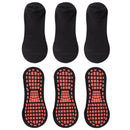 3 Pairs Men's Non-slip Silicone Floor Socks Casual Cotton Mesh Breathable Cozy Yoga Trampoline Foot Massage Ballet Dance Unisex