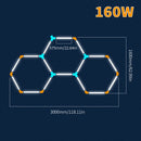 Garage Light Hexagon Led Lights Lamp Highly Efficient Honeycomb LED Light Customized for Barber Ceiling Lighting Workshop