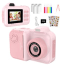 Kids Instant Print Camera Mini Digital Photo Camera Photograph Video Record Camera Toys Birthday Gifts For Children