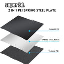 Anycubic Kobra 3 PER PEO PET Sheet 256x268 Double Side Smooth Build Plate Without Magnetic Base 3d Printer Heated Bed Upgraded