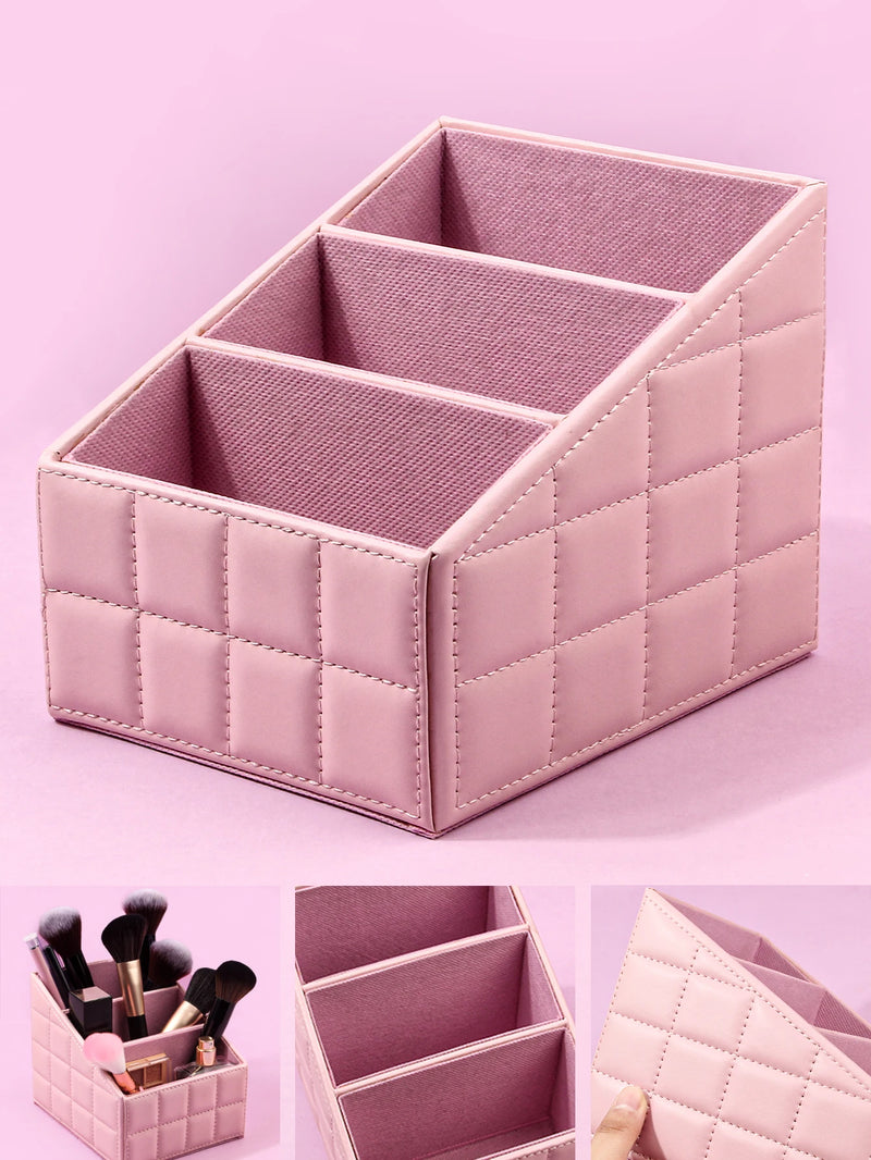 Makeup Brush Holder Large Capacity Make up Brush Case Organizer Cosmetic Cup Cylinder Storage Bag