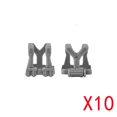 WW2 Military Building Blocks Mini Bricks Solider Figures Gifts Weapon Equipment Accessories USA Greman Vests Armor Toys For Kids