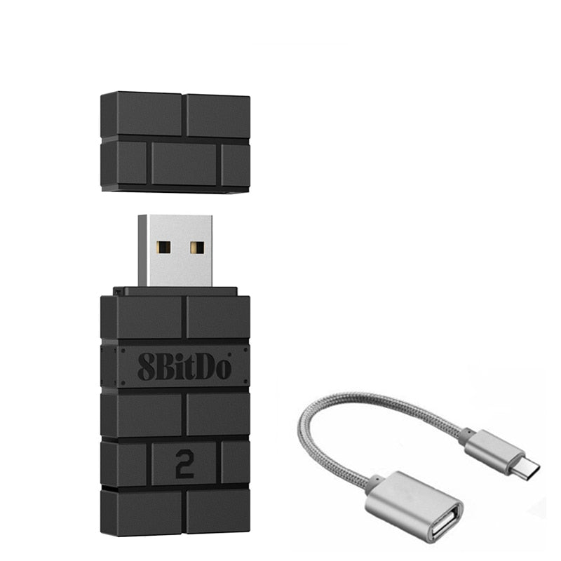 8Bitdo USB Wireless Bluetooth Adapter Receiver for Windows Mac Nintendo Switch PS1 for Xbox one PS3 PS4 PS5 Switch Controller