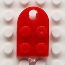 50pcs DIY Building Blocks 3176 Brick Heart Necklace/Key Ring Toys 2x 3 Heart-shaped Multicolor Educational Toy Gift for Children