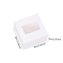 6Pcs Black/White Kraft Paper DIY Gift Box With Window Wedding Birthday Party Decoration Cake Packaging Box Event Party Gift Case