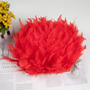 1 Meter Natural Turkey Feathers Trims 10-15cm for Sewing Ribbon Clothing Fringe Plumes Decoration DIY Crafts Wedding Party Dress