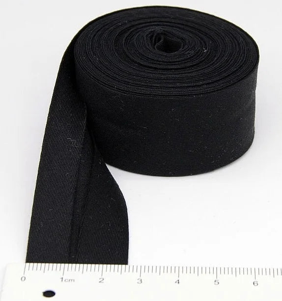 25mm (1“) width Bias Tape 100% Cotton Extra Soft for Baby Cloth Skin-friendly Fablic Bias Binding Tape Ironed Folded 12 yards
