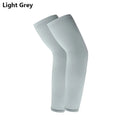 2PC Anti-sunburn Arm Sleeves Exposed Thumb Warmers Sports Sleeve Sunscreen Hand Cover Cooling Warmer for Running Fishing Cycling