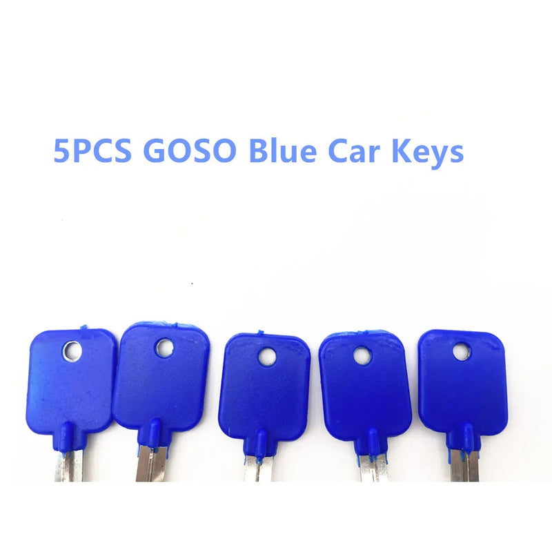 5PCS/LOT GOSO Cross Lock Roller Shutter Door Auto Door Common Keys Master Key Locksmith Tools