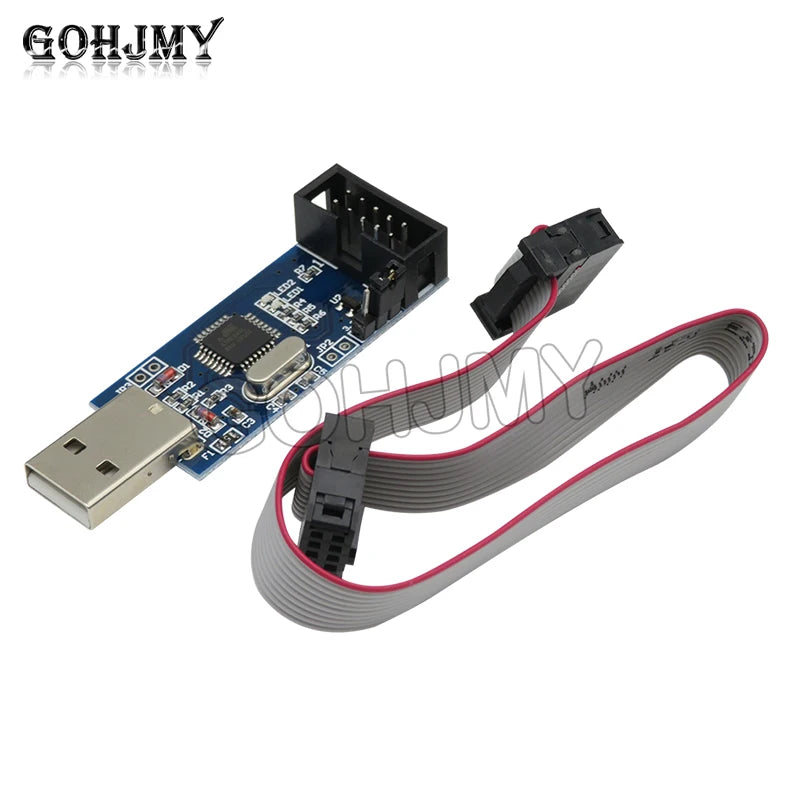 51 microcontroller download cable 51AVR USBasp downloader USB ISP programming burner without casing