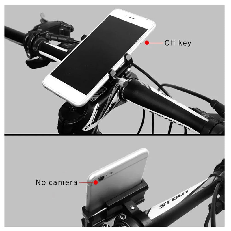 Bicycle Motorcycle Cell Phone Holder GPS Navigation Cellphone Handlebar Stand Mount Bike Motorcycle Accessories