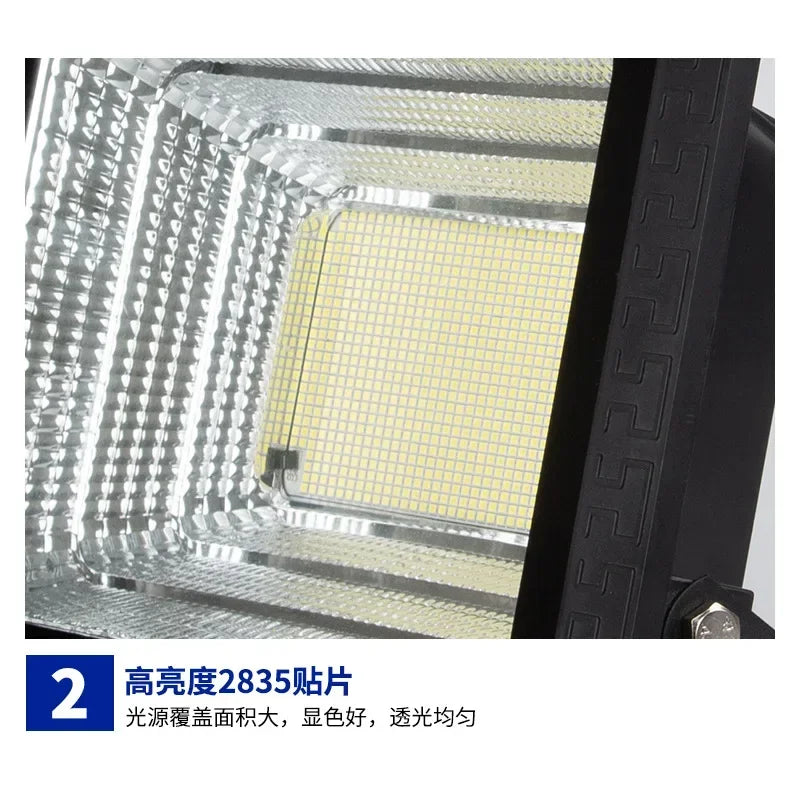 BIG SIZE Solar Panel Light Solar Garden Street Lamp Floodl White Lights Dimmable Remote Switch IP67 Waterproofing Light Energy