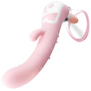 Heated Sucking Dildo Vibrator Oral Sex Tongue Vibrator Nipple Suction Cup Oral Licking Clit Vagina Stimulator Adult Sex Toy