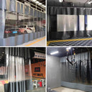 Waterproof PVC Tarpaulin Thick 0.55mm Outdoor Tarp Weatherproof Rain Cover for Gardens Patios Porch Garage Farm Plant Cover