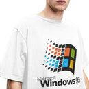 Windows 95 Vaporwave T Shirt Men Women's Crewneck 100% Cotton Windows95 Classic Computer System Tee Shirts Gift Idea Clothes