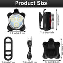 Bike Light Set, Super Bright USB Rechargeable Bicycle Lights,Waterproof Mountain