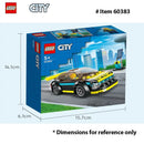 LEGO 60383 City  Electric Sports Car, Toy Blocks, Present, Racing Car, Town Making, Boys, Girls, Ages 5 and Up