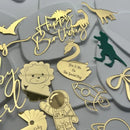 Cake Topper Baby Turning Arrangement Birthday Decoration Party Supplies Cupcake Decorations Boys Girls Baby Shower