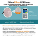 810nmx280pcs 15W NIR Red Light Therapy PBM Brain Neuromodulation Helmet Parkinson Alzheimer Treatment 1-20000Hz Adjustable
