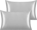 2 Pack Silk Satin Toddler Pillowcases 30X50CM, Super Soft and Silky Cooling Travel PillowCases for Nursery, Kids, Boys Girls