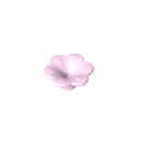 Gobricks GDS-2059 Outdoor Accessory Kit Flower with 6 Rounded Petals and Pin compatible with lego 95831 Assembles Building Block