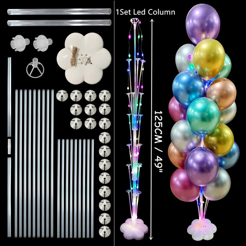 Birthday Party Balloon Stand Column Balloon Garland Wedding Birthday Party Decorations Adult Kids Balloon Box Ballon Accessories