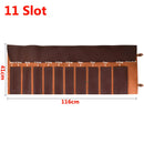 8 9 11 Slot Portable Kitchen Knife Roll Bag Foldable Camping Picnic Carry Case Chef Cooking Knife Storage Pocket Organizer Tools