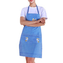Kitchen Apron Home Cleaning Tools Double Pocket Cartoon Rabbit Adults Lady Women Apron Easter Cotton Linen Household Supplies