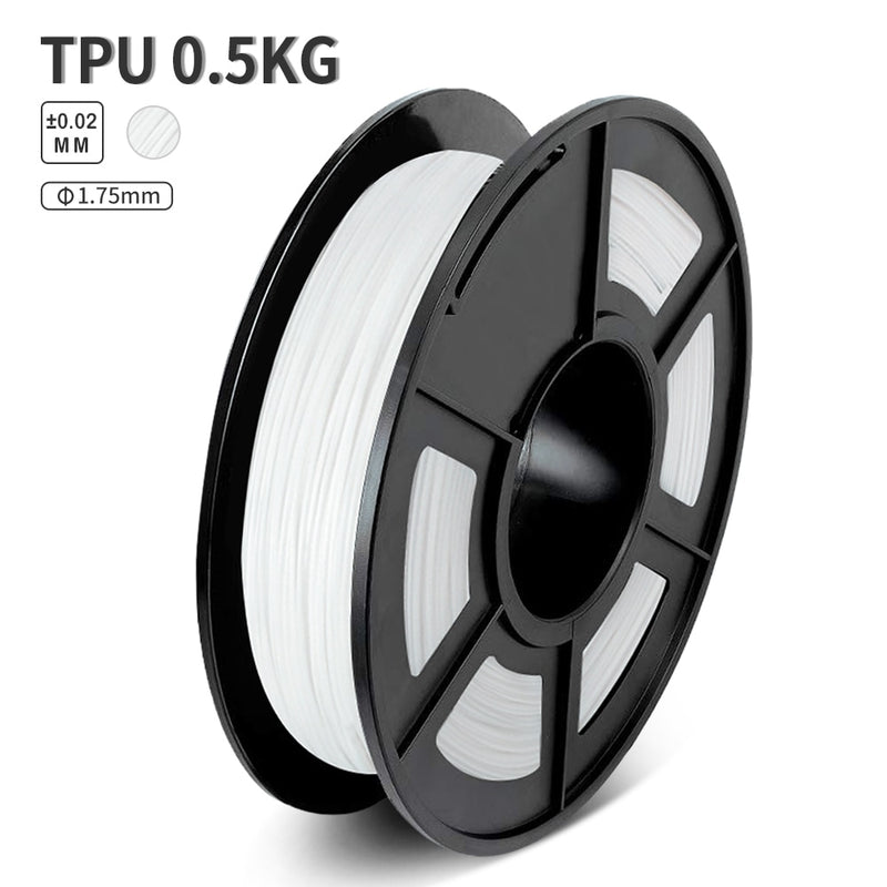 SUNLU PETG/ABS/SILK/TPU/PLA Filament 1Roll 1.75mm FDM 3D Printer Material with High Strength 100% No Bubble Filament for 3D Pen