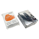 Wholesale Sliver Emergency Blanket Survival Ourdoor Thermal Rescue For Camping Hiking Travel First Aid Windproof Waterproof Foil
