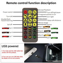 2PCS Devil Eyes Light Truck LED Windshield Eyes Custom Flexible Neon Matric Panel Car LED Display Flashing Evil Eyes For Cars