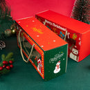 LBSISI Life 5/10pcs Christmas Cupcake Boxes Xmas New Year Family Party Santa Decor Pastry Mousse Cake Pudding Packaging Favor