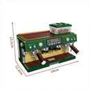 Simulation of modern coffee machine building blocks bread machine  puzzle assembly toy decoration retro nostalgia