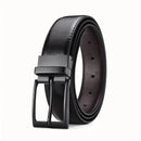 1pc Men's Belt Rotating Alloy Buckle Belt Trend High End Authentic Belt Casual Business Plus Size Jeans Belt Wearable Both Sides