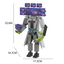 2024 Strengthen Skibidi New A Series of Toilet Man Drill Male Titan Man Female TV Personality Building Blocks Set Toys For Gift