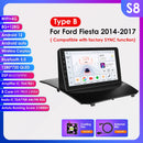 Hizpo 9inch Android13 Car Radio for Ford Fiesta 2009 - 2017 Sync Multimedia DSP RDS CarPlay 4G BT GPS Navigation UI7862 Headunit