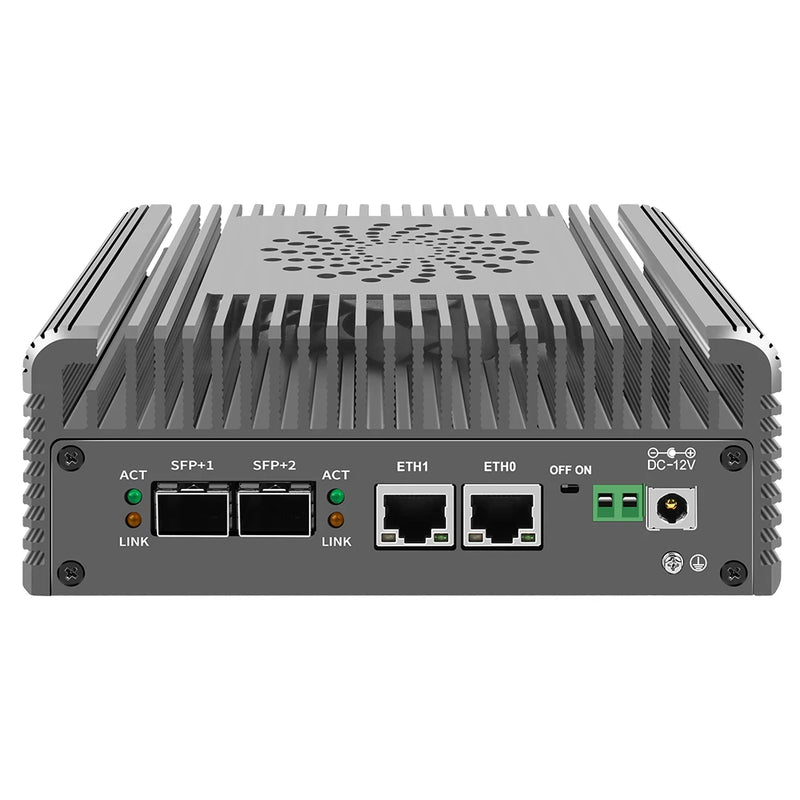 New 12th Gen Firewall Mini PC 2x10G SFP+ 2xi226-V 2.5G Intel i3 N305 N100 Soft Router NVMe 2xHD DDR5 MiniPC NAS Server Proxmox