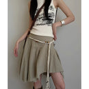 Bohemian-Style Black Braided Waistline Women With Dress Sexy Belt y2k Chatelaine Trend