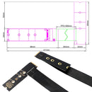 M.2 NVME Extender NGFF M-Key PCIe4.0 SSD Extention Card M.2 NVMe SSD Extension Cable for M.2 2230 2242 2260 2280 SSD