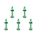 1/5Pcs Adjustable Plank Floor Spring Fishbone Anchor Tent Pegs Buckle Outdoor Awning Deck Stakes Fixed Nails Camping Tent Hooks