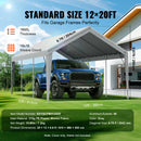 SucceBuy Carport Replacement Canopy Cover Garage Top Tent Shelter Tarp Heavy-Duty Waterproof & UV Protected （Frame Not Include）