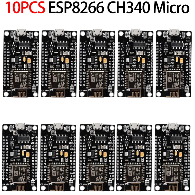 Wireless Module CH340/CP2102/CH9102X NodeMcu V3 V2 Lua WIFI Internet of Things Development Board Based ESP8266 ESP-12E