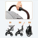 Baby Stroller Lightweight High Landscape Foldable Stroller Multifunctional Newborn Baby Four-wheeled Shock-absorbing Stroller