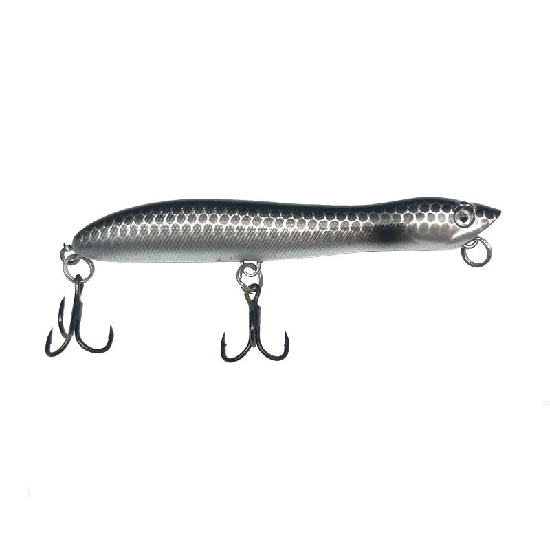 Yuantou Luya Bait 6g/8.4cm Floating Water Dog Pencil Flipped Mouth Freshwater Surface Fish Bait Fishing Tool