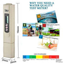Water Quality Test Digital TDS-3 Handheld Meter Accuracy Measurement for Hydroponics Aquariums RO System Swimming Pool