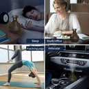 Air Humidifier Ultrasonic USB Aromatherapy Essential Oil Diffuser Purifier Aroma Anion Mist Maker Home Car with LED Night Lamp